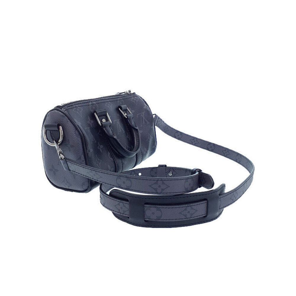 Louis Vuitton Black XS Reverse Monogram Keepall Eclipse Bag